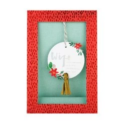 Hallmark Christmas Card For Wife - Contemporary Frame Design With Hanging Bauble Attachment 6 Hallmark Christmas Card For Wife - Contemporary Frame Design With Hanging Bauble Attachment -Pod Shop 25530718.PV03