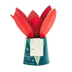 Hallmark Christmas Paper Wonder Card For Both Of You - 3D Pop Up Plant Design -Pod Shop 25547468 1