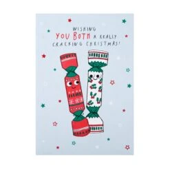 Hallmark Christmas Card For Both Of You - Funny Festive Crackers Design With Red Foil 5 Hallmark Christmas Card For Both Of You - Funny Festive Crackers Design With Red Foil -Pod Shop 25558580 2