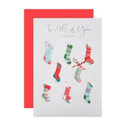 Hallmark Christmas Card To All - Classic Lucy Cromwell Illustrated Design