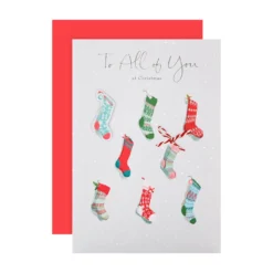 Hallmark Christmas Card To All - Classic Lucy Cromwell Illustrated Design