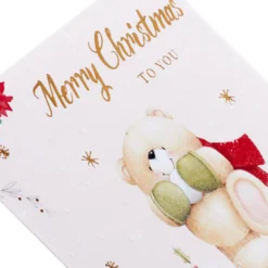Hallmark Cute Forever Friends Christmas Card - Classic Seasonal Design With Gold Foil Details -Pod Shop 25560579 4 scaled
