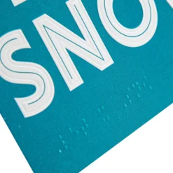 Hallmark Braille General Christmas Card - Contemporary Embossed Design -Pod Shop 25562492 3 scaled