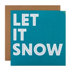 Hallmark Braille General Christmas Card - Contemporary Embossed Design