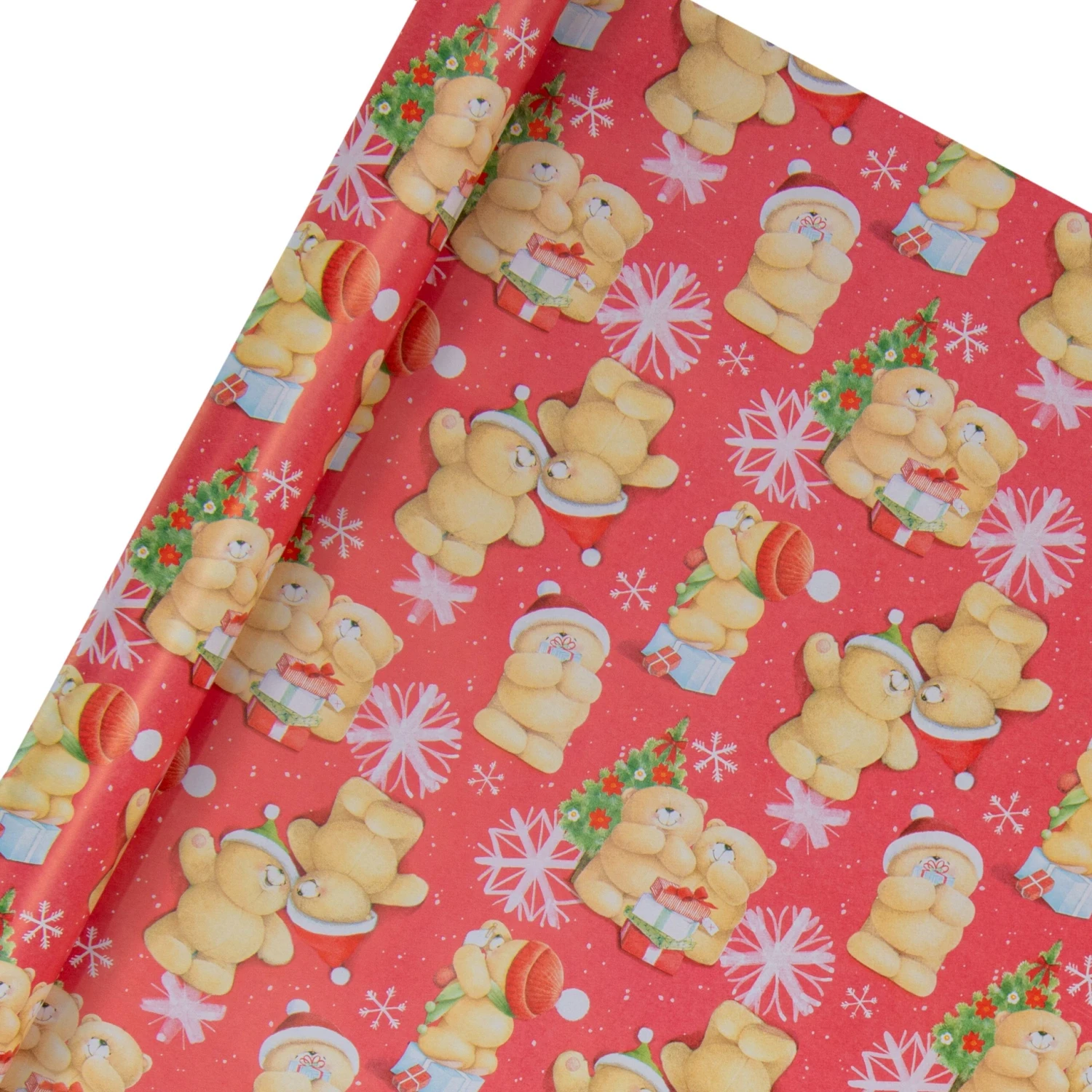 Hallmark 12M Christmas Wrapping Paper Multi-Pack - 3 X 4M Rolls In 1 Cute Forever Friends Design 2 Hallmark 12M Christmas Wrapping Paper Multi-Pack - 3 X 4M Rolls In 1 Cute Forever Friends Design - Image 2