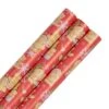 Hallmark 12M Christmas Wrapping Paper Multi-Pack - 3 X 4M Rolls In 1 Cute Forever Friends Design