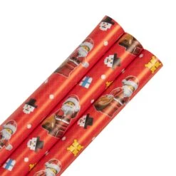 Hallmark 12M Christmas Wrapping Paper Multi-Pack - 3 X 4M Rolls In 1 LEGO® Design
