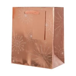 Hallmark Christmas Gift And BottleBag Pack - 4 Bags In 4 Contemporary Metallic Designs -Pod Shop 25562599 5