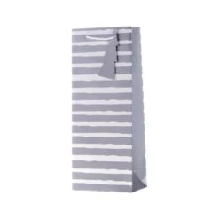 Hallmark Christmas Bottle Gift Bags - Pack Of 3 Bags In 3 Designs - Red, Silver And Gold -Pod Shop 25572130 2