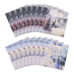 Hallmark Charity Christmas Cards - Pack Of 16 In 2 Thomas Kinkade Illustrated Designs -Pod Shop 25572260 1 scaled