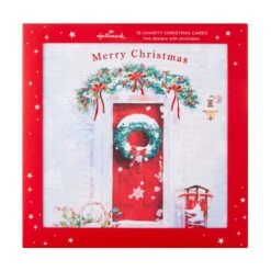 Hallmark Charity Christmas Cards - Pack Of 16 In 2 Festive Scene Designs