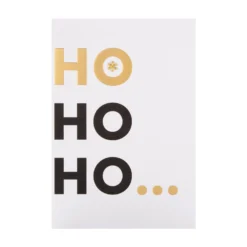 Hallmark General Christmas Card - Contemporary Ho Ho Ho Text Design -Pod Shop 25572385 3 scaled
