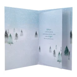 Hallmark Medium Luxury Boxed Christmas Card For Girlfriend - Classic Winter Scene With Tree Design -Pod Shop 25575216 2 scaled