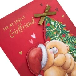Hallmark Medium Luxury Boxed Christmas Card For Girlfriend - Cute Forever Friends With Hearts Design -Pod Shop 25575217 6