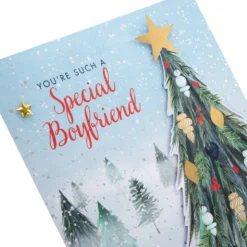 Hallmark Medium Luxury Boxed Christmas Card For Boyfriend - Classic Winter Scene With Tree Design -Pod Shop 25575218 6 scaled