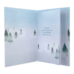Hallmark Medium Luxury Boxed Christmas Card For One I Love - Classic Winter Scene With Tree Design -Pod Shop 25575222 2 scaled