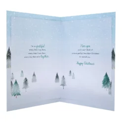 Hallmark Medium Luxury Boxed Christmas Card For One I Love - Classic Winter Scene With Tree Design -Pod Shop 25575222 3 scaled