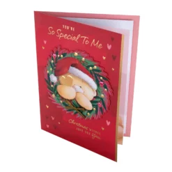 Hallmark Large Luxury Boxed Christmas Card - Cute Forever Friends Wreath And Heart Design 12 Hallmark Large Luxury Boxed Christmas Card - Cute Forever Friends Wreath And Heart Design -Pod Shop 25575225 5 scaled
