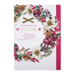 Hallmark Large Luxury Boxed Christmas Card For Someone Special - Traditional Wreath And Verse Design -Pod Shop 25575226 4 scaled