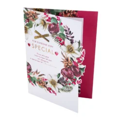 Hallmark Large Luxury Boxed Christmas Card For Someone Special - Traditional Wreath And Verse Design -Pod Shop 25575226 5 scaled