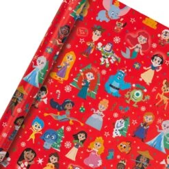 Hallmark 12M Multipack Christmas Wrapping Paper - 3 X 4M Rolls In 1 Red Disney 100 Design 10 Hallmark 12M Multipack Christmas Wrapping Paper - 3 X 4M Rolls In 1 Red Disney 100 Design -Pod Shop 25584042 3 4ae32c6b 9b03 4192 ad8a 5f57d4a76970