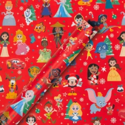 Hallmark 12M Multipack Christmas Wrapping Paper - 3 X 4M Rolls In 1 Red Disney 100 Design -Pod Shop 25584042 4 3a30914d e314 4a30 ac51 967ed822eb9f scaled