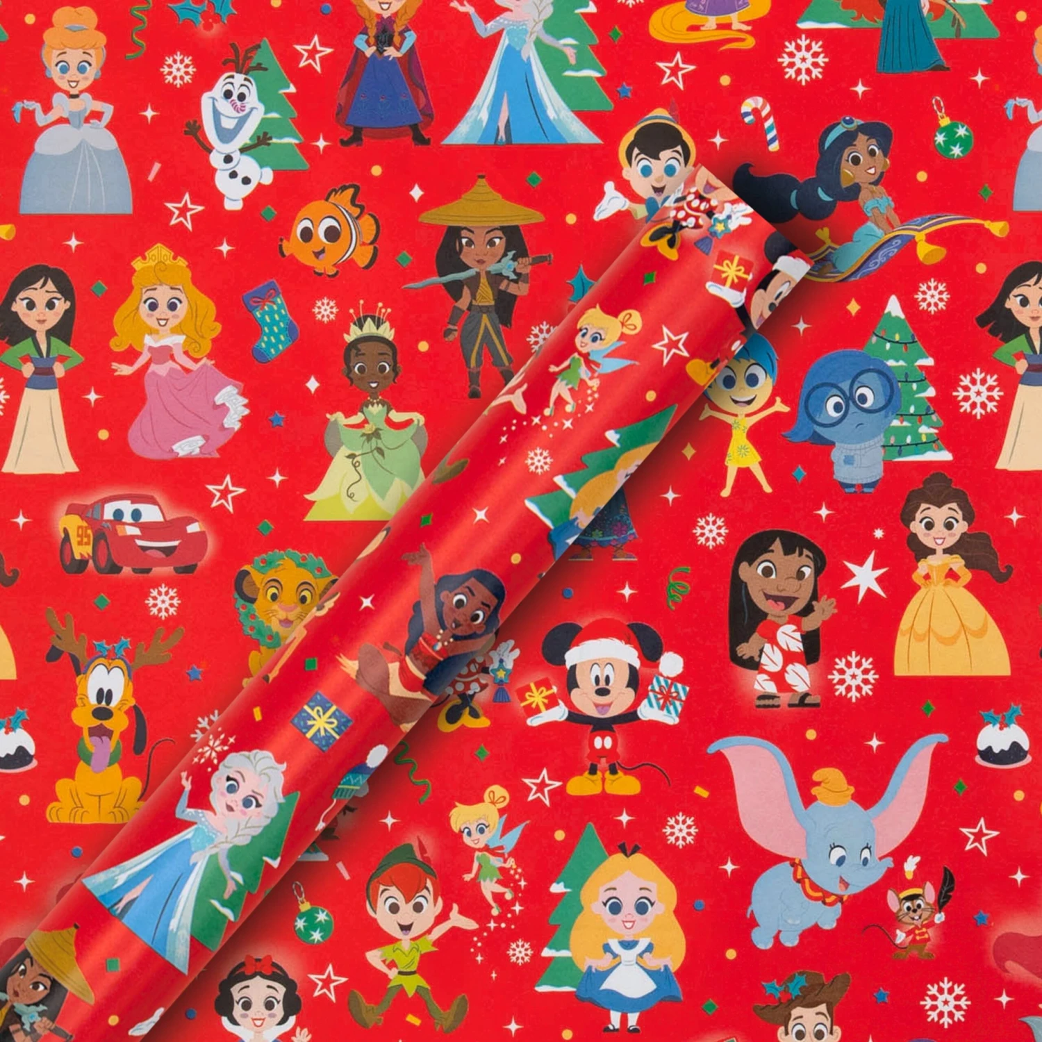 Hallmark 12M Multipack Christmas Wrapping Paper - 3 X 4M Rolls In 1 Red Disney 100 Design 5 Hallmark 12M Multipack Christmas Wrapping Paper - 3 X 4M Rolls In 1 Red Disney 100 Design - Image 5