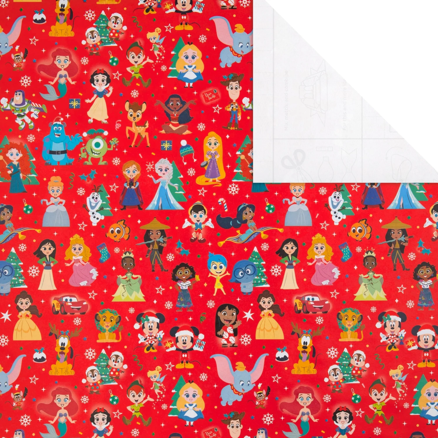 Hallmark 12M Multipack Christmas Wrapping Paper - 3 X 4M Rolls In 1 Red Disney 100 Design 6 Hallmark 12M Multipack Christmas Wrapping Paper - 3 X 4M Rolls In 1 Red Disney 100 Design - Image 6