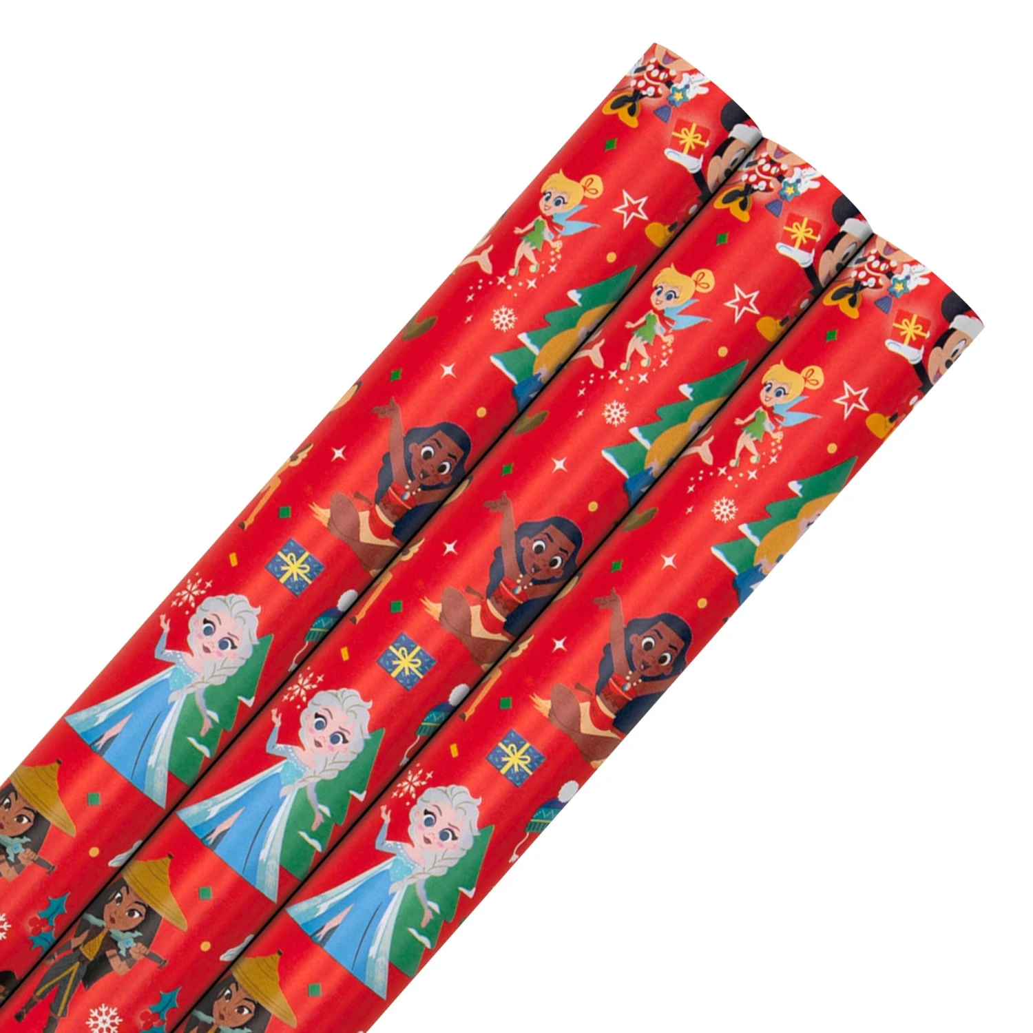 Hallmark 12M Multipack Christmas Wrapping Paper - 3 X 4M Rolls In 1 Red Disney 100 Design 1 Hallmark 12M Multipack Christmas Wrapping Paper - 3 X 4M Rolls In 1 Red Disney 100 Design