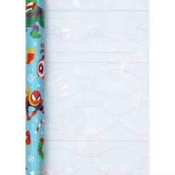 Hallmark 12m Multipack Christmas Wrapping Paper - 3 X 4M Rolls In 1 Blue MARVEL Design -Pod Shop 25584048 6 0d9cdcc7 55db 48e2 b687 6b264ef0139c scaled