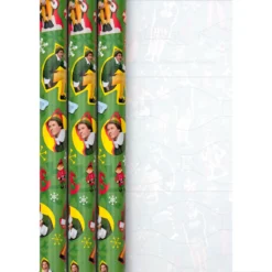 Hallmark 12m Multipack Christmas Wrapping Paper - 3 X 4M Rolls In 1 Green Buddy The Elf Design -Pod Shop 25585230 1 0c8c2ce2 8b5f 49c3 b55c 888a182733e5 scaled