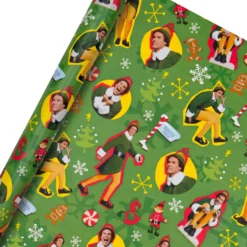 Hallmark 12m Multipack Christmas Wrapping Paper - 3 X 4M Rolls In 1 Green Buddy The Elf Design -Pod Shop 25585230 3 2324a0d2 7460 4490 9311 30aa6f47f801 scaled
