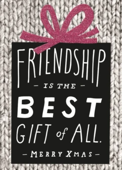 Pod Personalised For Best Friend Gift Merry Christmas Card