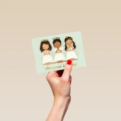 Pod Personalised Blessings & Angels Christmas Card -Pod Shop F1134985 hand S
