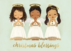 Pod Personalised Blessings & Angels Christmas Card