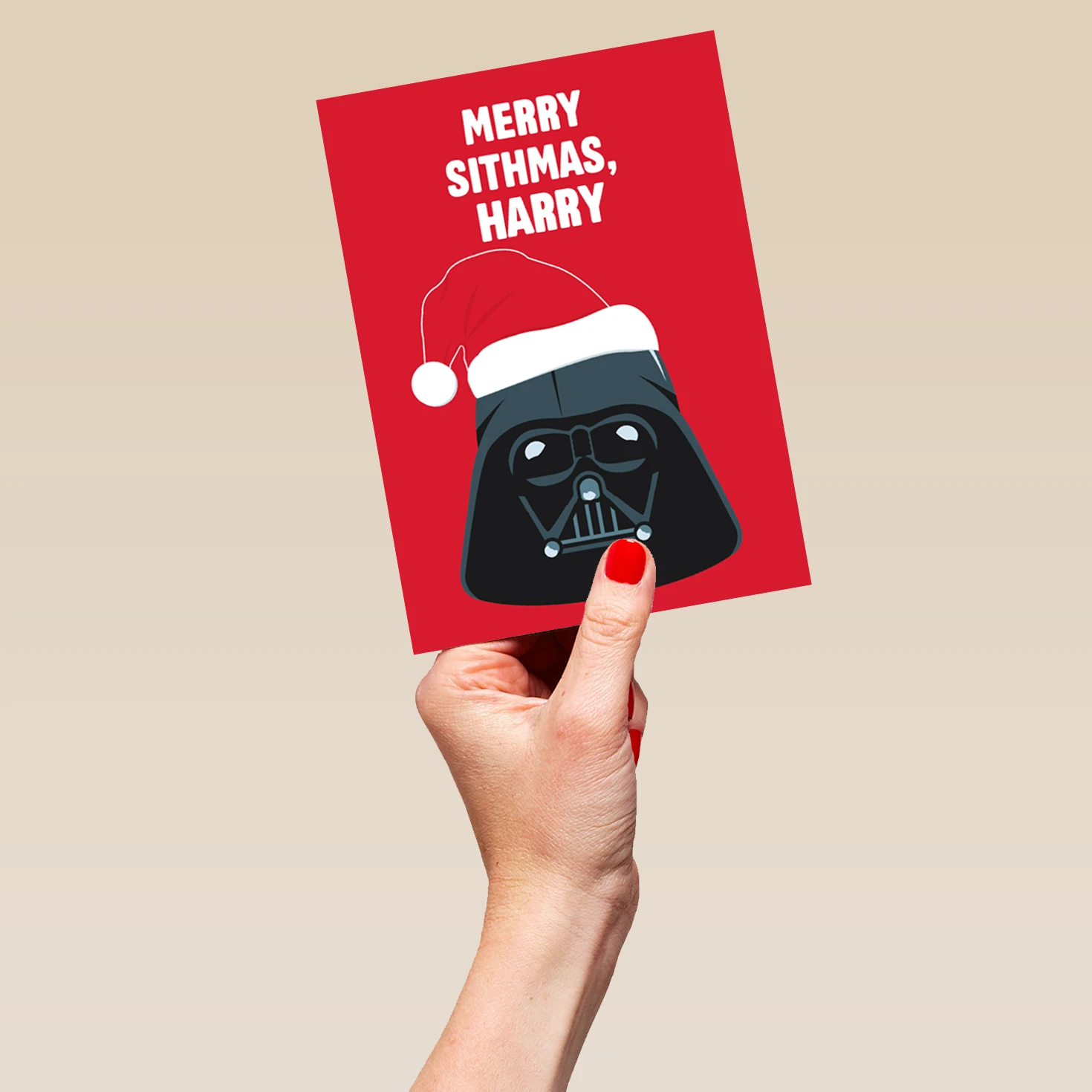 Pod Personalised Kids Star Wars™ Darth Vader Christmas Card 5 Pod Personalised Kids Star Wars™ Darth Vader Christmas Card - Image 5