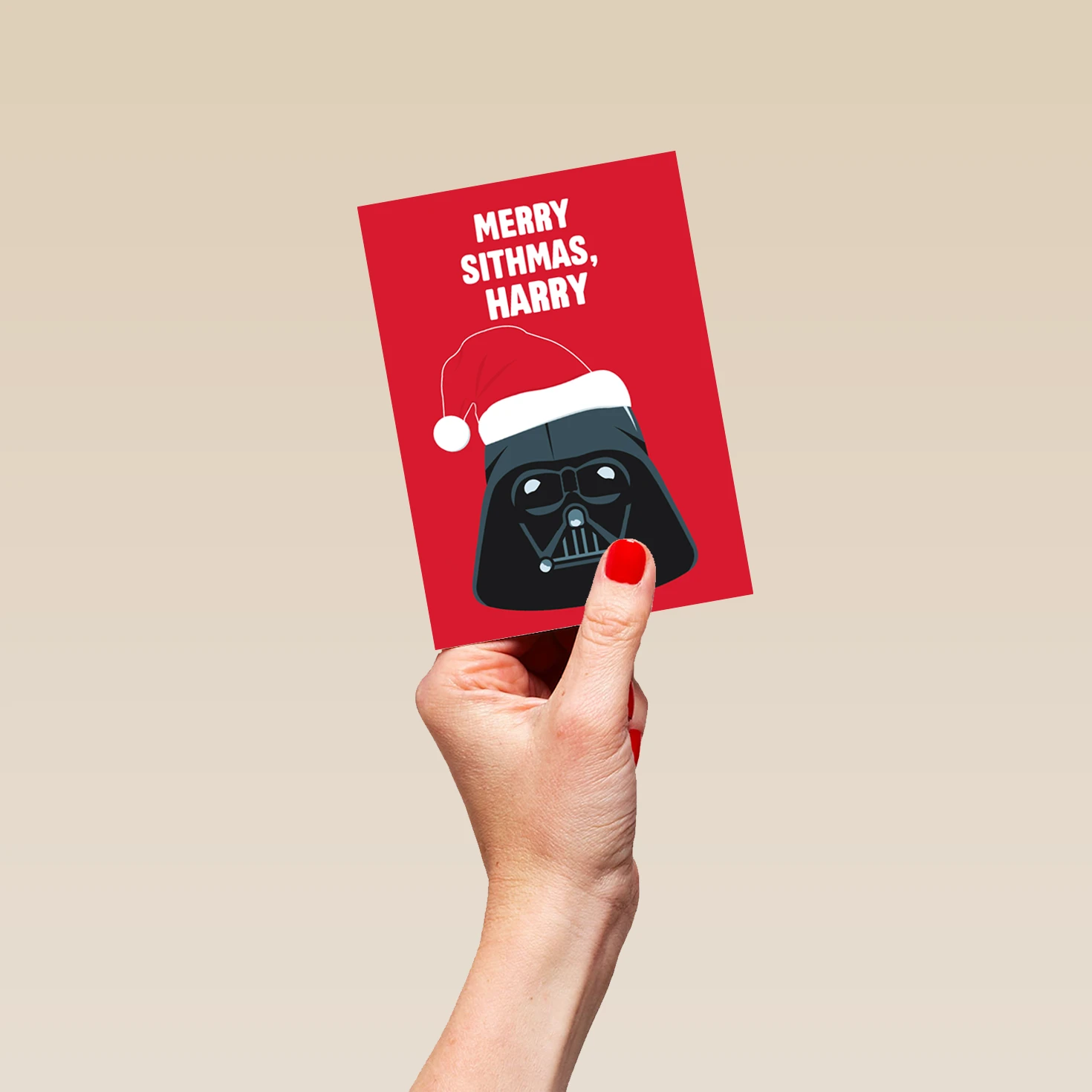 Pod Personalised Kids Star Wars™ Darth Vader Christmas Card 4 Pod Personalised Kids Star Wars™ Darth Vader Christmas Card - Image 4