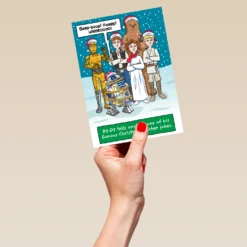 Pod Personalised Funny Star Wars™ Christmas Card -Pod Shop F3005521 hand L