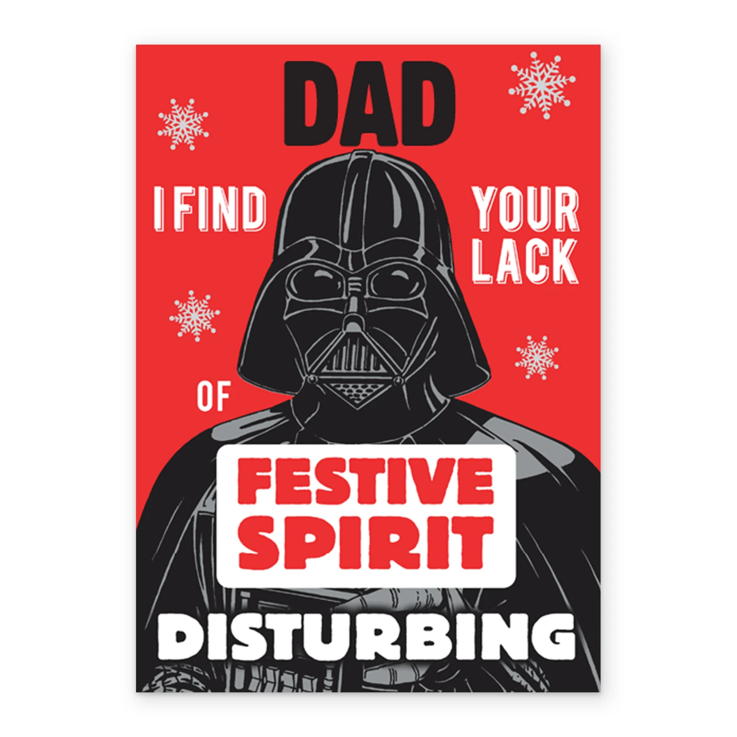 Pod Personalised Funny Star Wars™ Darth Vader Christmas Card For Him 2 Pod Personalised Funny Star Wars™ Darth Vader Christmas Card For Him - Image 2