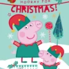 Pod Personalised Kids Peppa Pig Elves Christmas Card