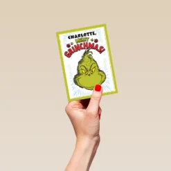 Pod Personalised Funny The Grinch Grinchmas Christmas Card -Pod Shop F3005530 hand S