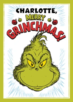 Pod Personalised Funny The Grinch Grinchmas Christmas Card