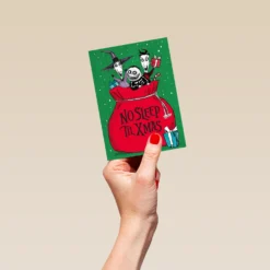 Pod Personalised Disney Nightmare Before Christmas No Sleep Christmas Card -Pod Shop F3005535 hand S