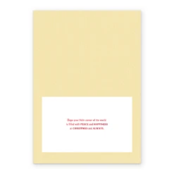 Pod Personalised Classic PEANUTS SNOOPY Fairy Lights Christmas Card -Pod Shop F3005543 alt2