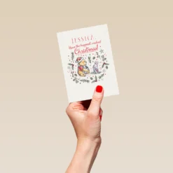 Pod Personalised Cute Disney Winnie The Pooh Christmas Card -Pod Shop F3005564 hand S