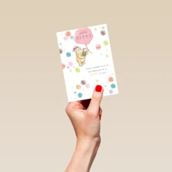 Pod Personalised Cute For Mummy Disney Winnie The Pooh Christmas Card -Pod Shop F3005566 hand S