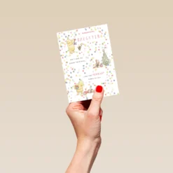 Pod Personalised For Daughter Disney Winnie The Pooh Christmas Card -Pod Shop F3005567 hand S