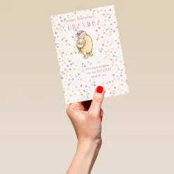 Pod Personalised Cute Grandma Disney Winnie The Pooh Christmas Card -Pod Shop F3005569 hand L