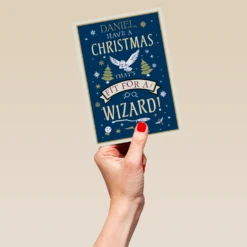 Pod Personalised Harry Potter™ Wizard Christmas Card -Pod Shop F3005574 hand L