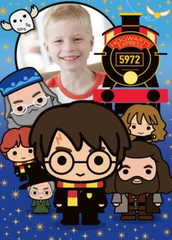 Pod Personalised Harry Potter™ Photo Christmas Card